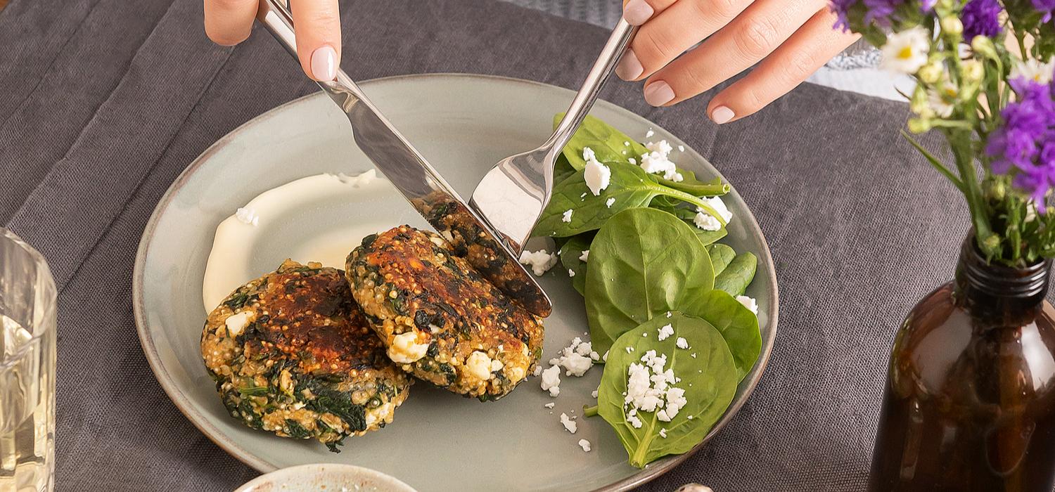 Quinoa Spinat Bratling Mit Feta Maggi De