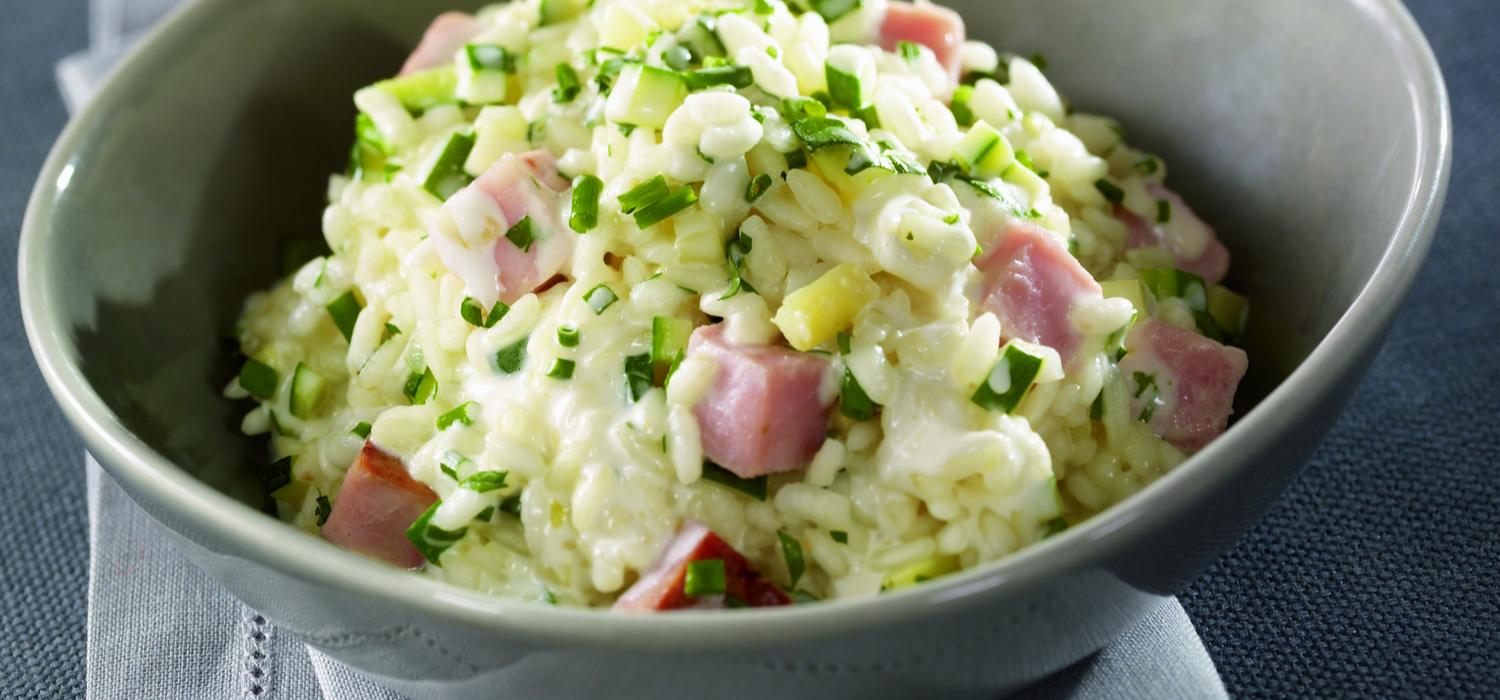 Risotto au dés de jambon et courgettes MAGGI