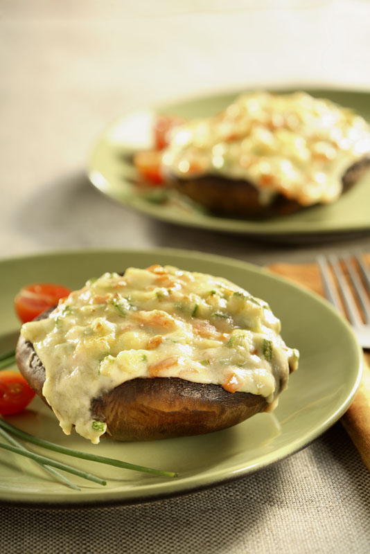 recetas con hongos portobello rellenos