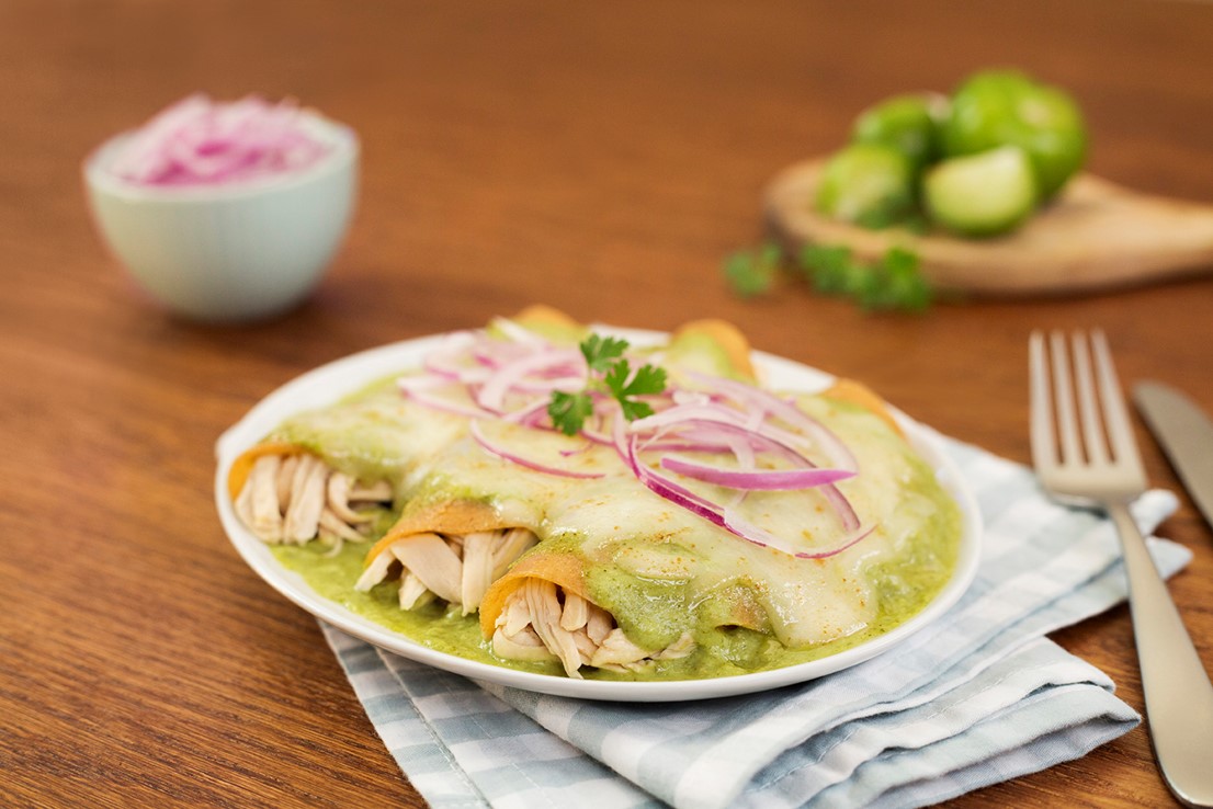 Enchiladas suizas Recetas Nestlé