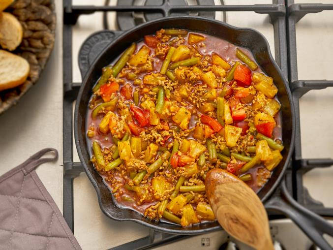 Schnelle Hackfleischpfanne mit Bohnen | maggi.de