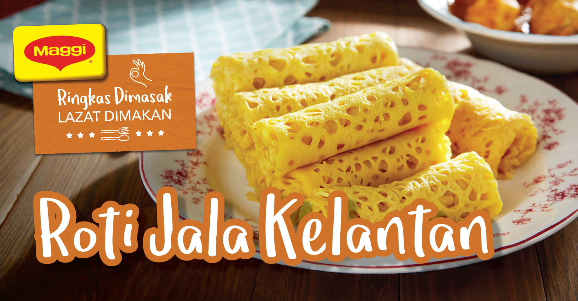 Quick Kelantanese Net Crepe (Roti Jala)