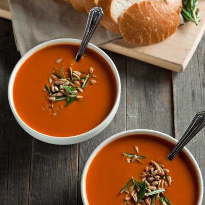 roasted creamy pepper soup red carnation soups salads recipes