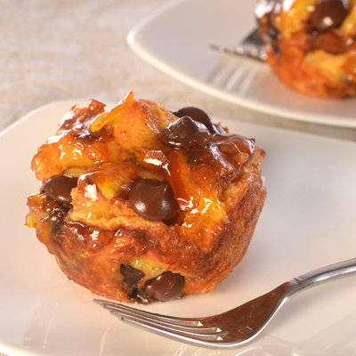 Chocolate Orange Bread Pudding Toll House