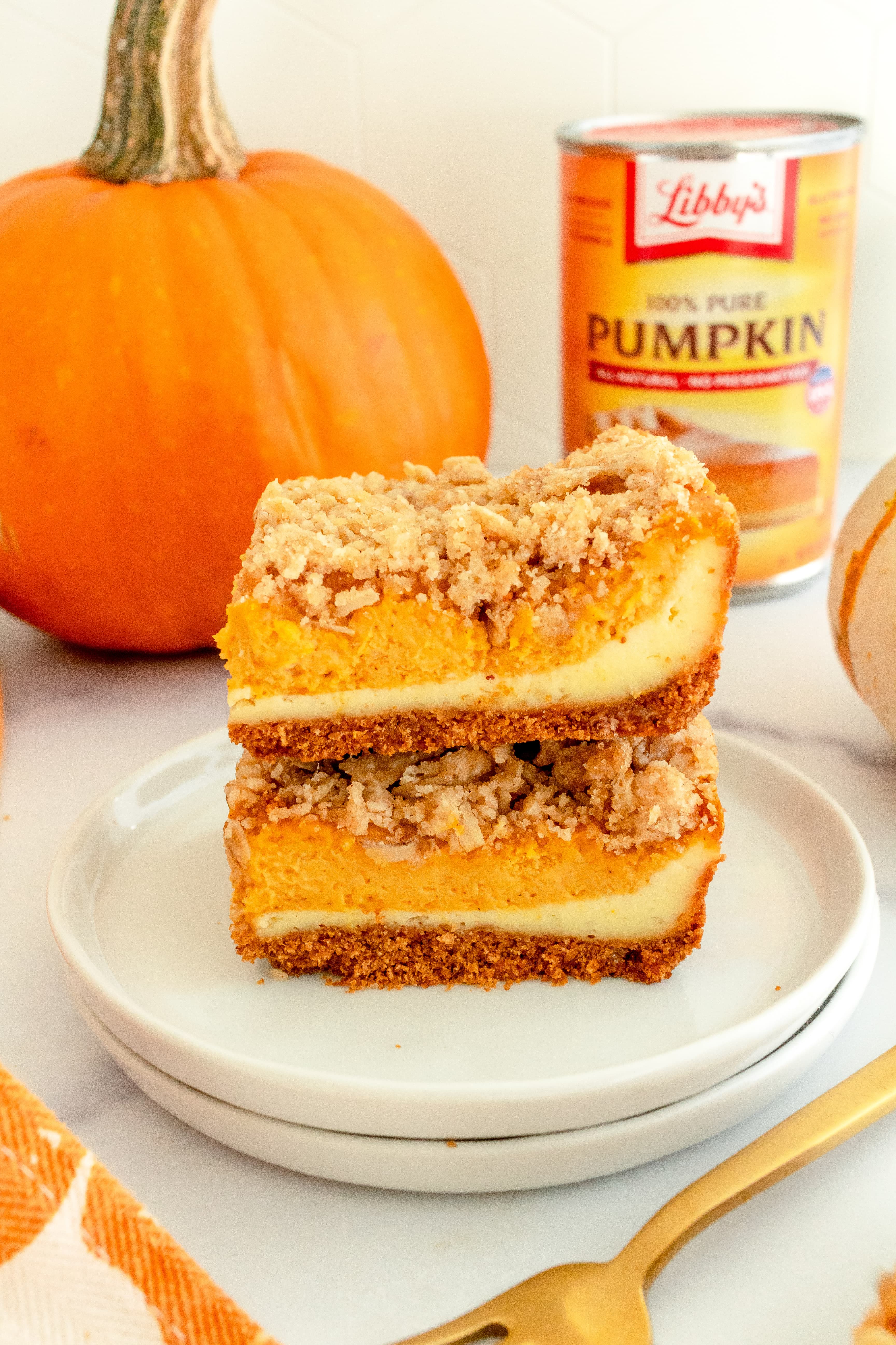 Pumpkin Cheesecake Bars