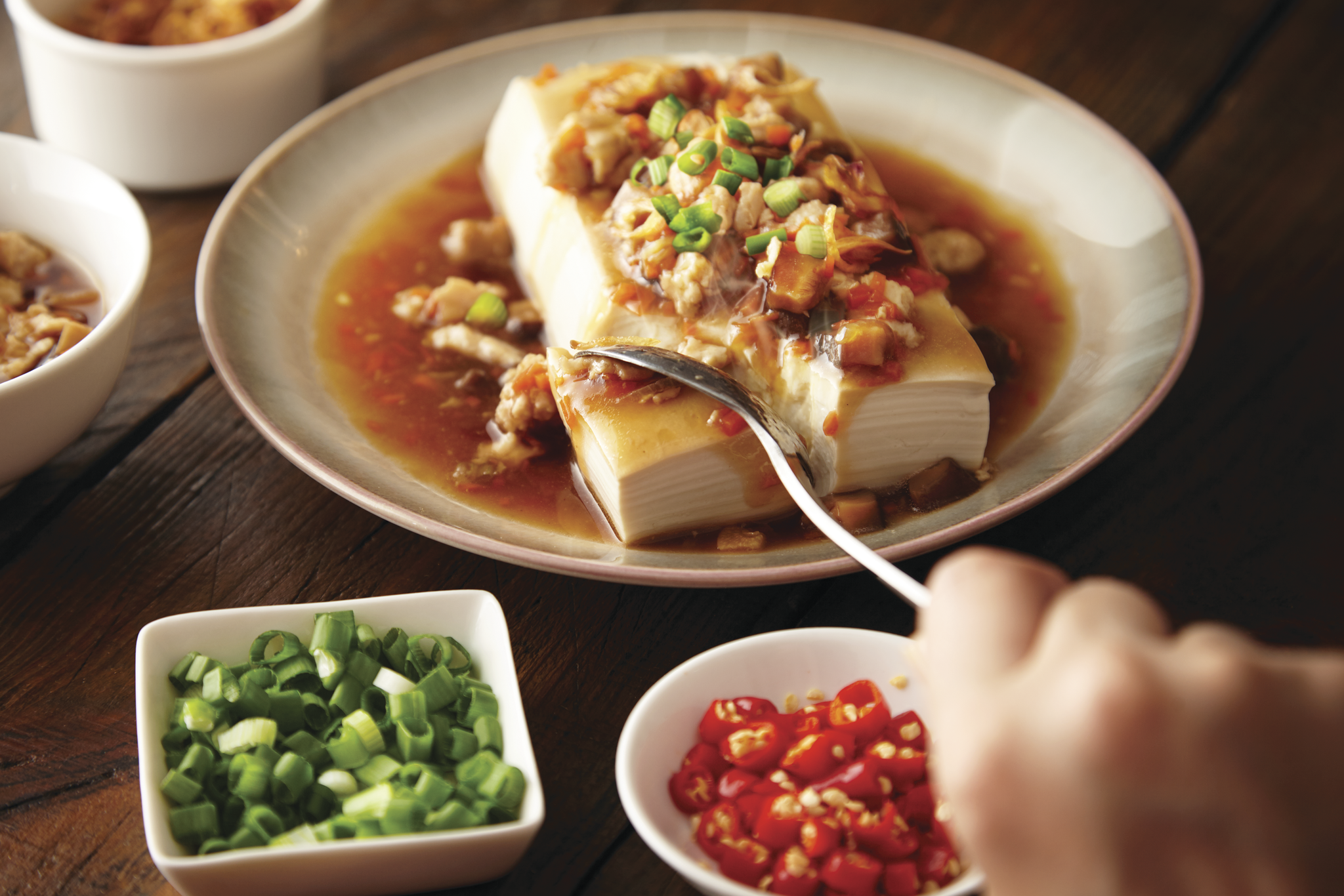 Steamed Silk Tofu With Minced Meat Recipe Maggi Malaysia