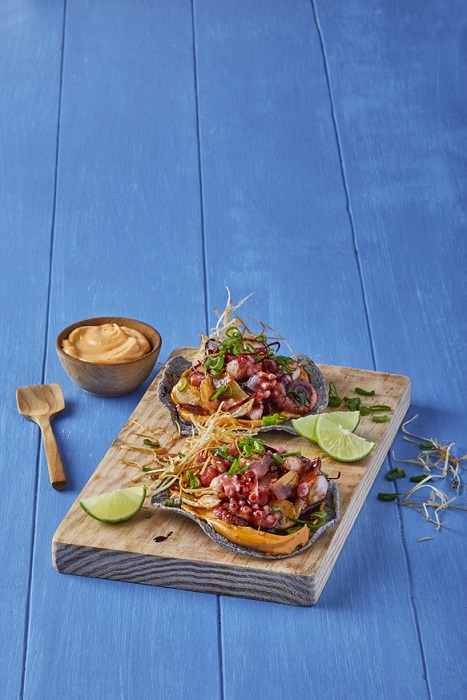 Tostadas de Pulpo al ajillo | Recetas Nestlé