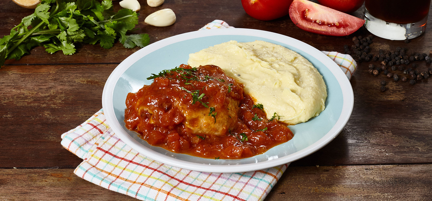 Pollo Entomatado Con Pure Recetas Nestle