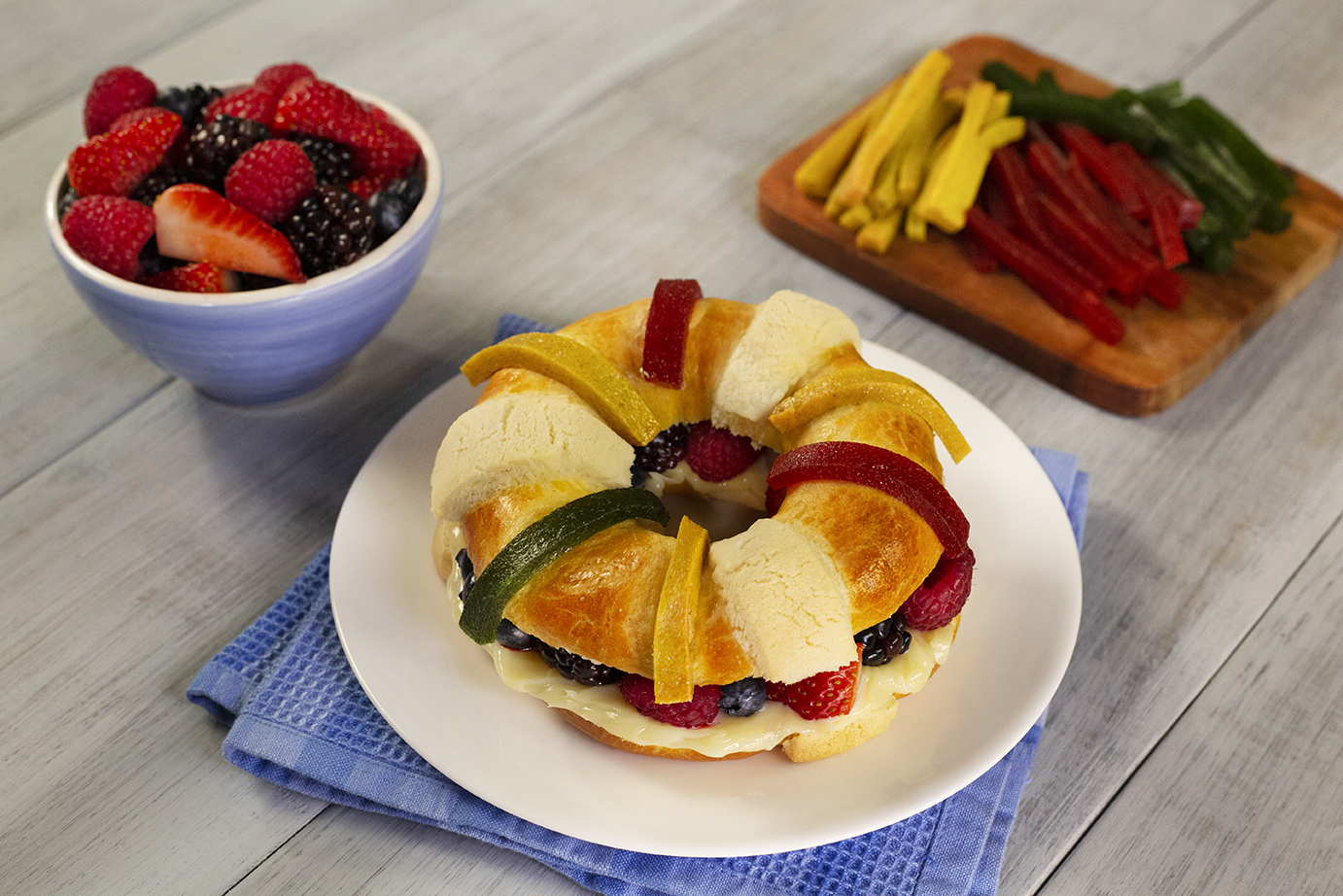 Rosca de Reyes rellena de Lechera Untable | Recetas Nestlé