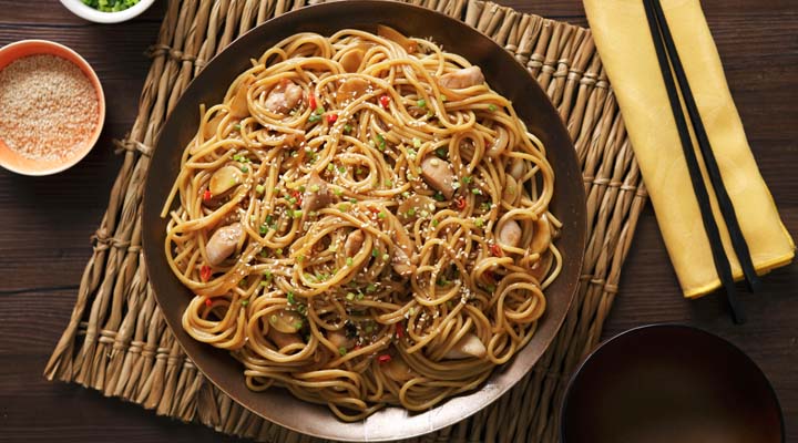 Asian Chicken Spaghetti Maggi