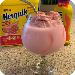 Receta De Leche Batida Dalgona Con Nesquik De Fresa Goodnes