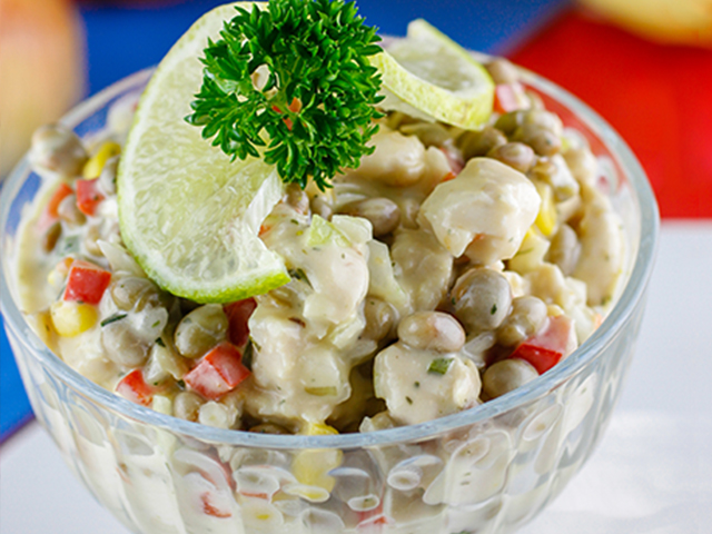 Ceviche campestre de pollo y Guandú MAGGI® | Recetas Nestlé