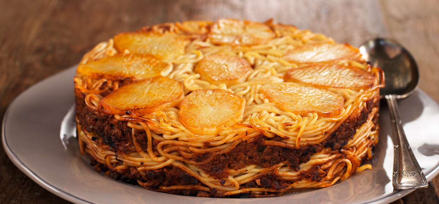 Spaghetti Bolognese Upside Down