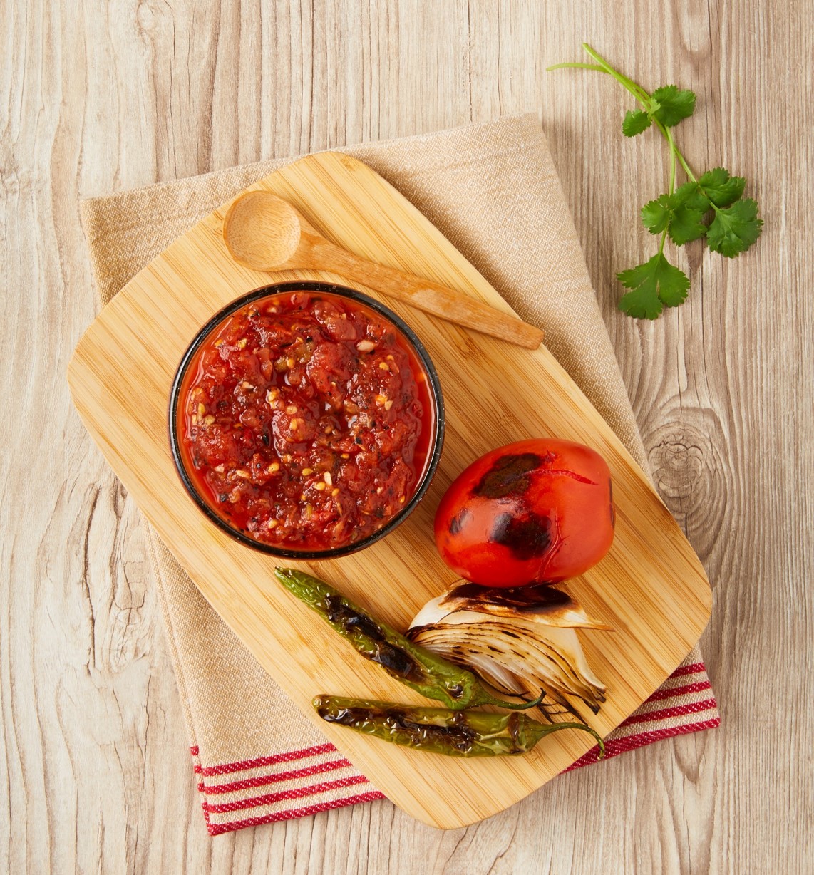 Salsa martajada asada