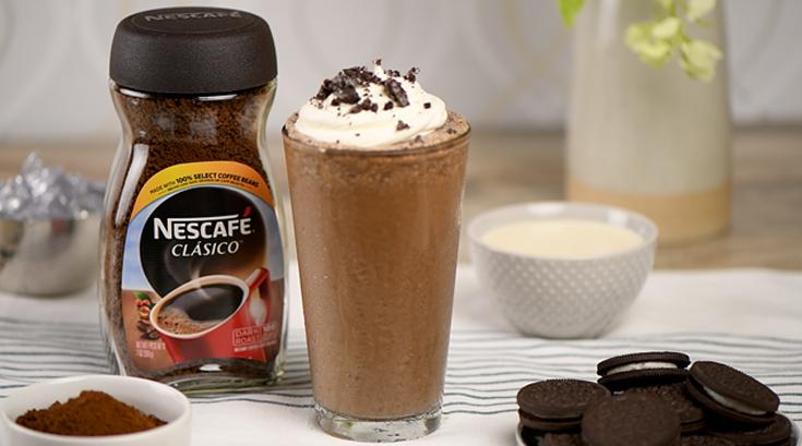 Cookie And Coffee Frappe Recipe Nescafe