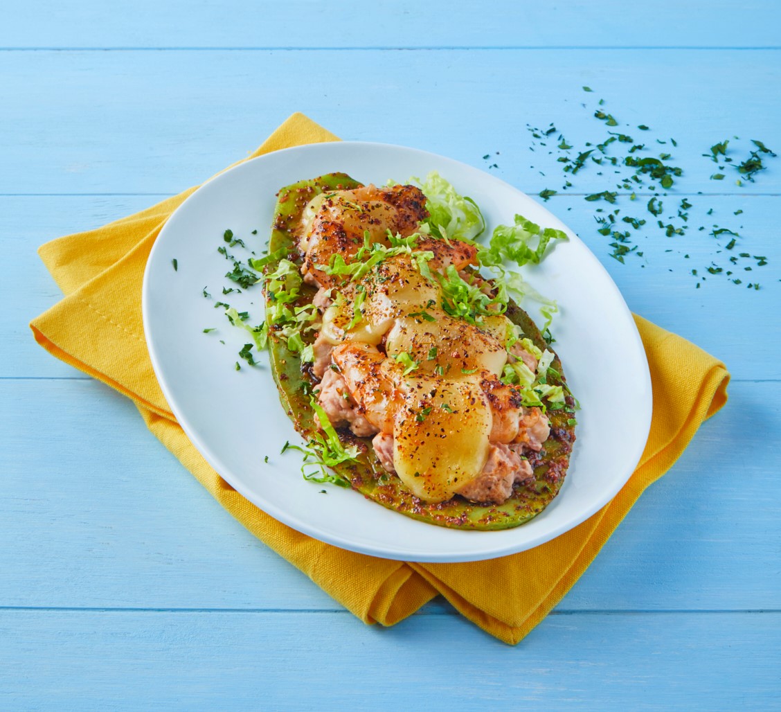 Huarache de nopal con camarones | Recetas Nestlé