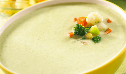 Crema de verduras receta light
