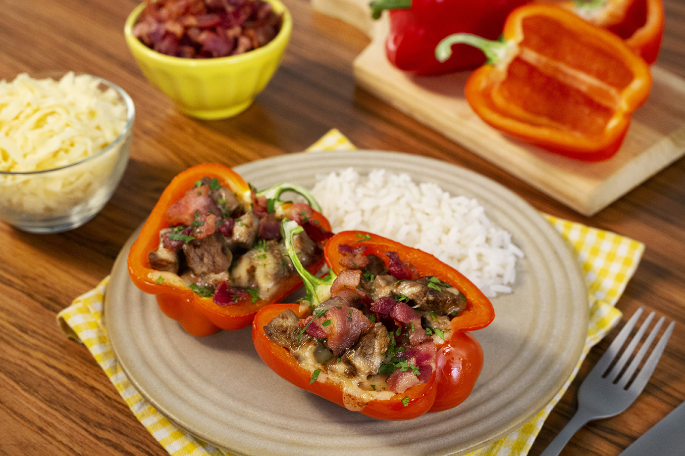 Cómo Cocinar Pimientos Rellenos Al Horno | Recetas Nestlé