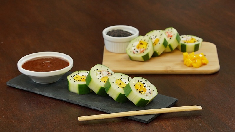 sushi de pepino