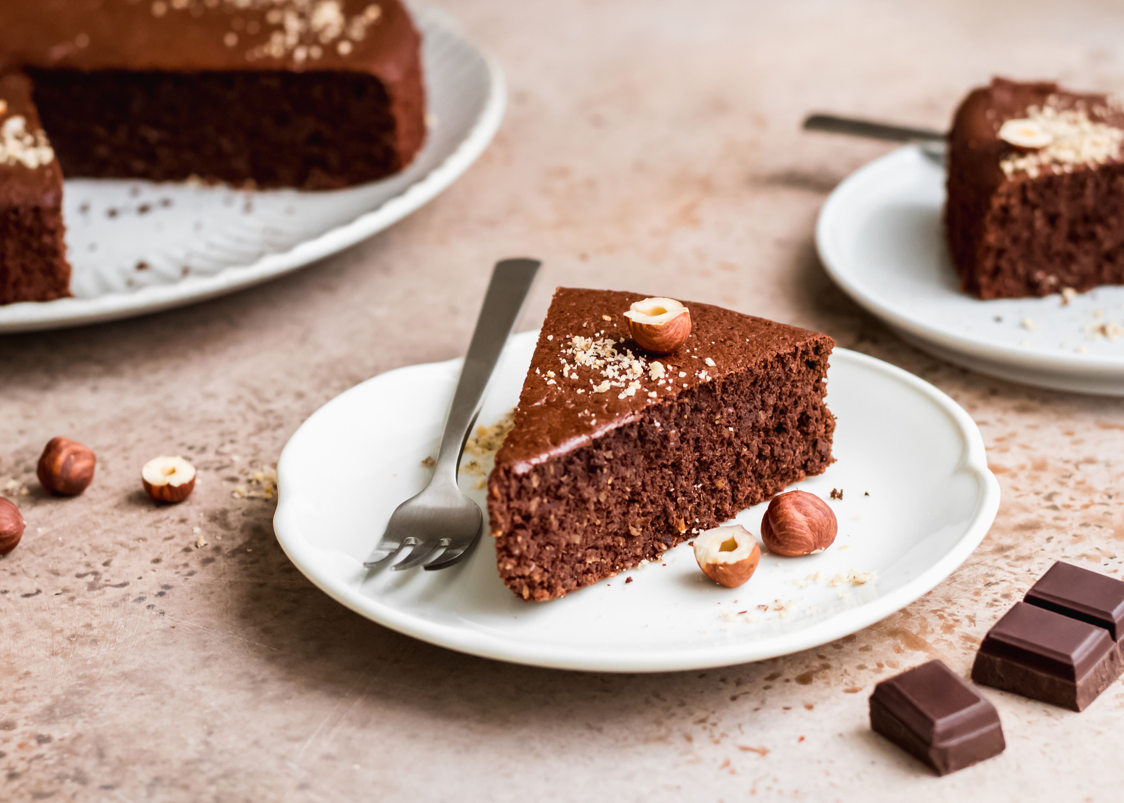 Cake Au Chocolat Et Aux Noisettes Sans Farine Cailler