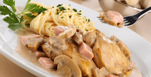Acompanar champinon crema de que con