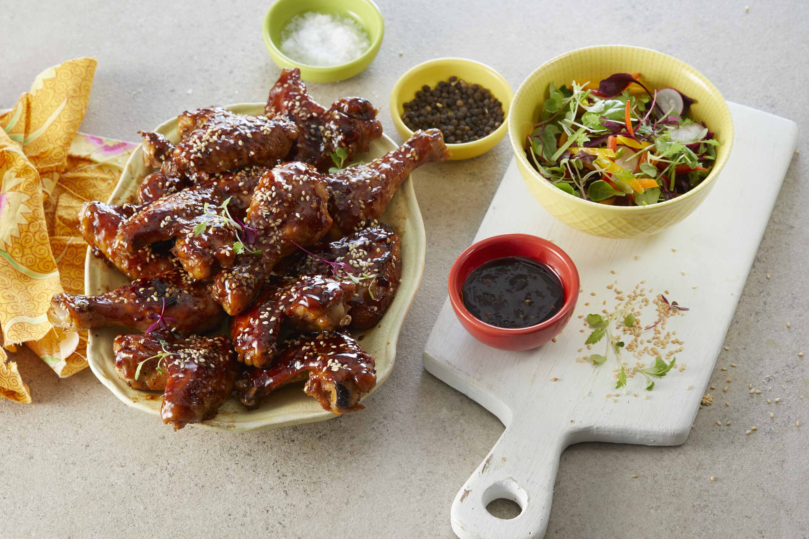 Sweet Amp Sticky Chicken Wings And Drumsticks Maggi