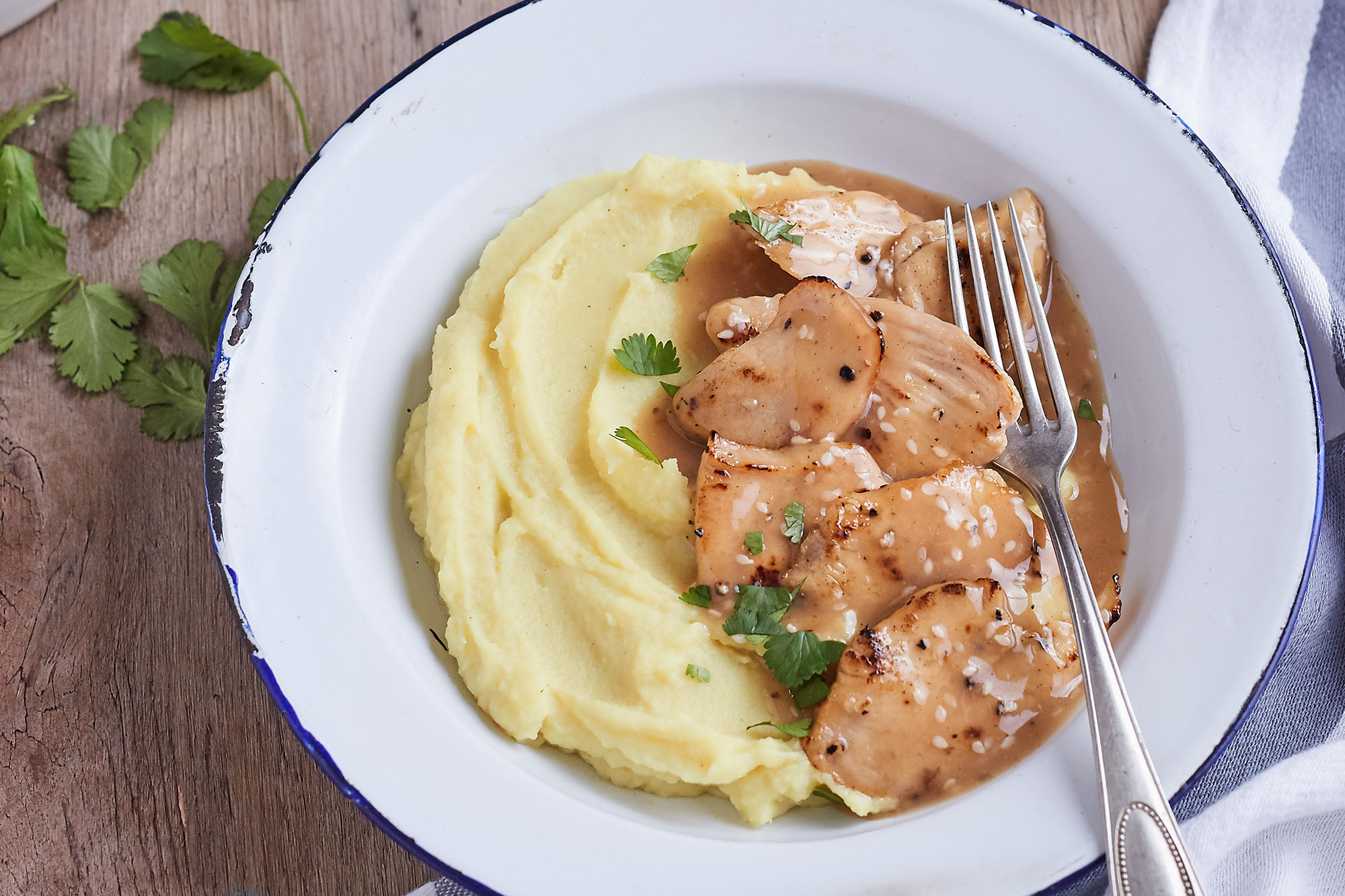 Pollo Agridulce Con Puré Al Curry| Recetas Nestlé