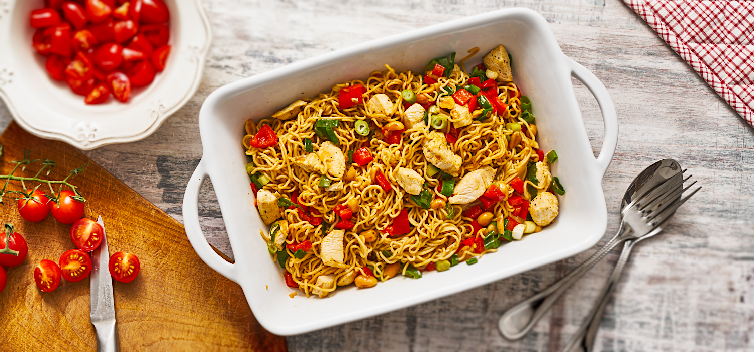 Gebratene Nudeln mit Erdnüssen | maggi.at