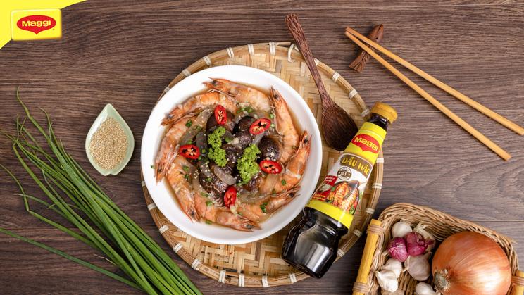 Nha Đam Xào Tôm Nấm