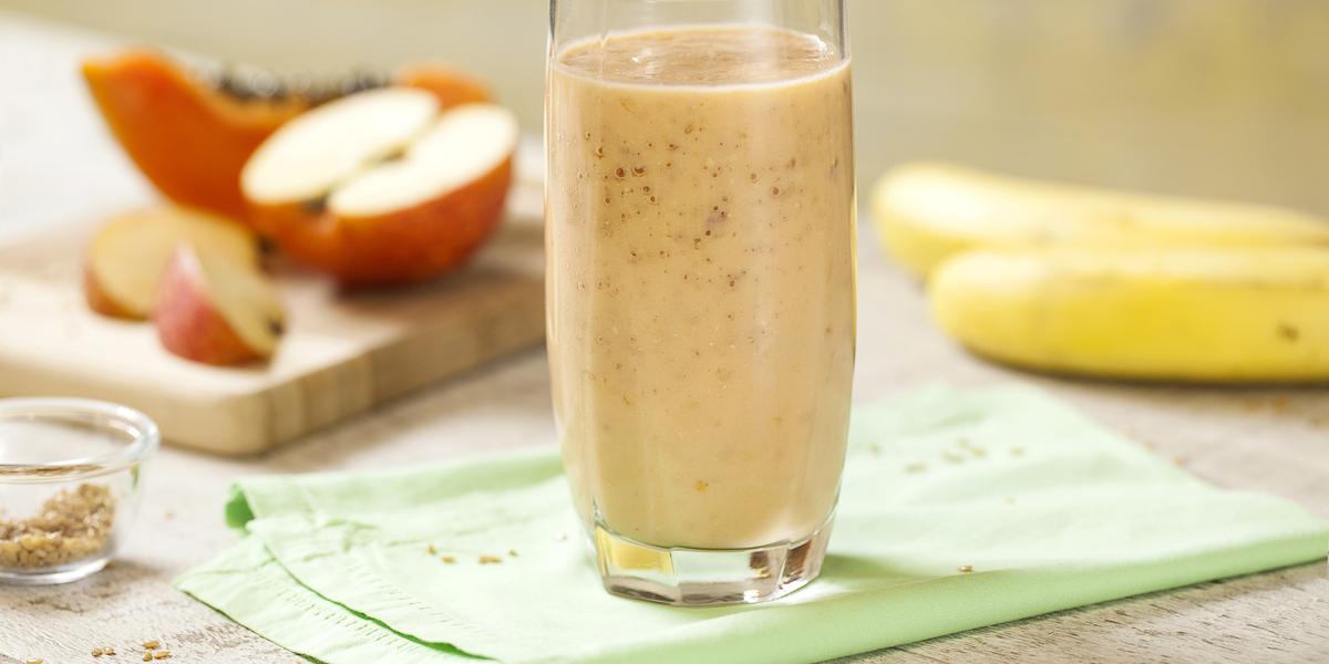 Vitamina Nutritiva Ninho de Mamão, Banana e Maçã | Receitas Nestlé