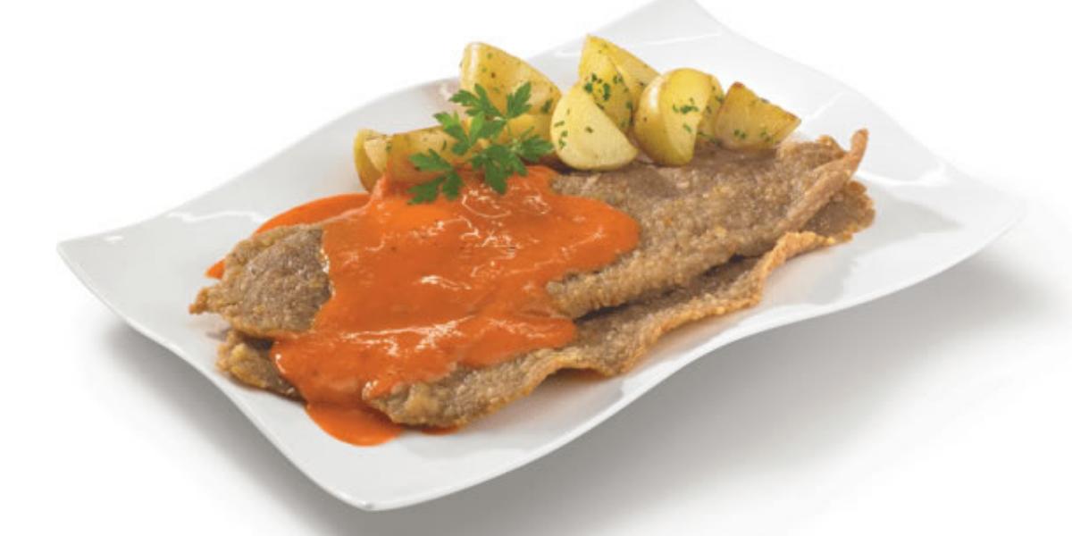 Milanesa De Res Con Salsa De Pimiento Morron Recetas Nestle milanesa de res con salsa de pimiento morron