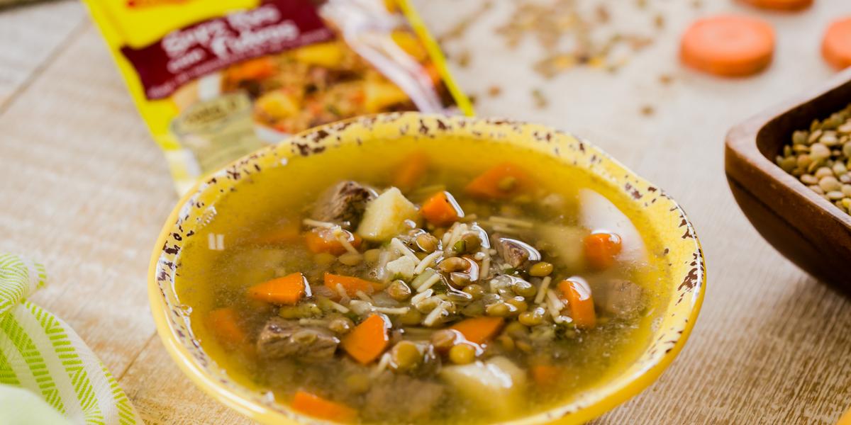 Sopa De Lentejas Con Carne Recetas Nestle