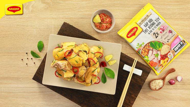 Gà Luộc Lá Chanh