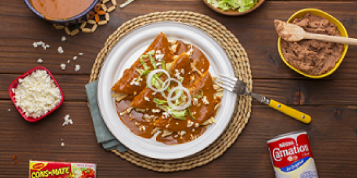 Enchiladas rojas Recetas Nestlé