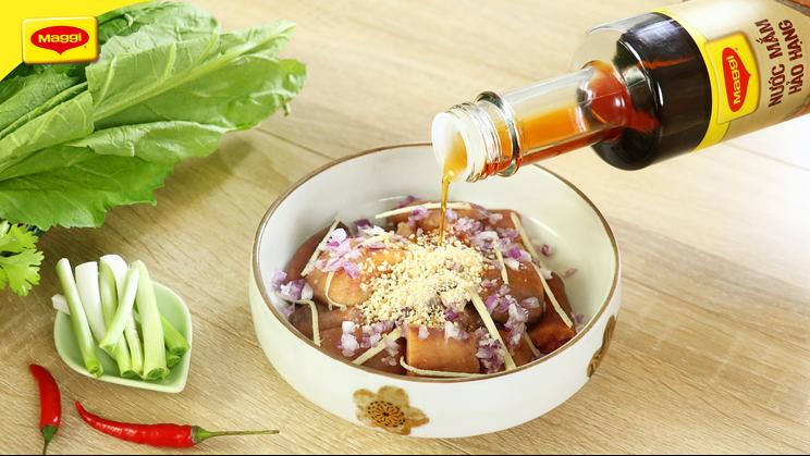 Cải Bẹ Xanh Xào Trứng Cá Thu