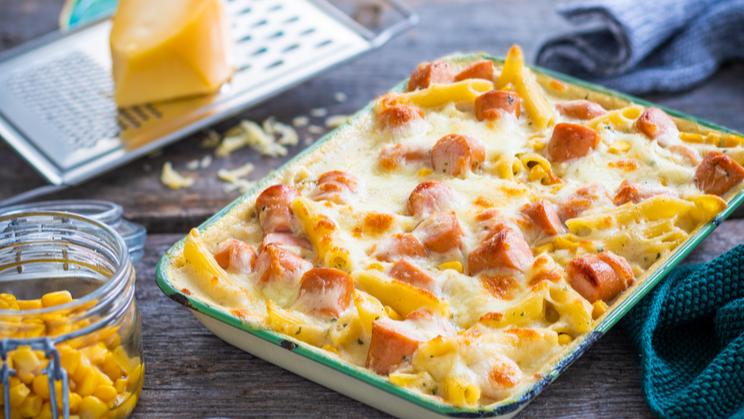 Nudel Gratin Mit Wurstchen Maggi De