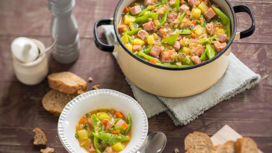 Rezept für grünen Bohneneintopf mit Kasseler | maggi.de