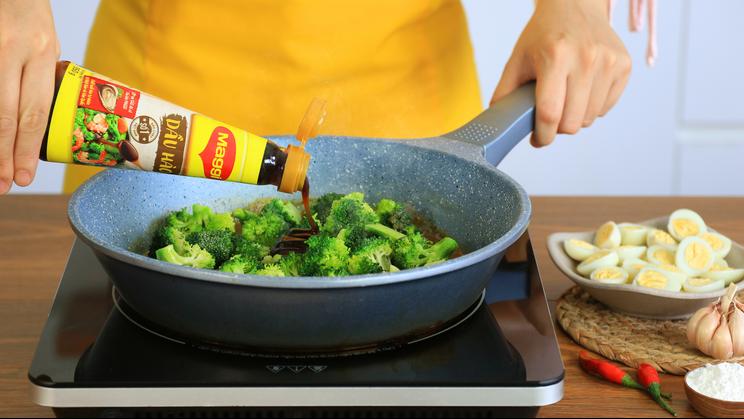 Bông Cải Xào Gạch Cua