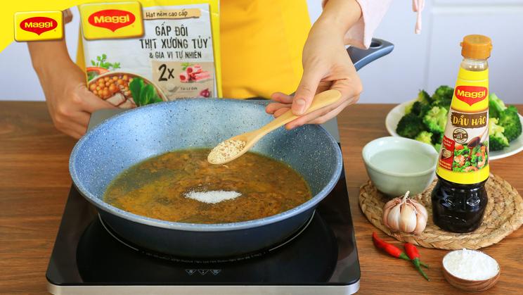 Bông Cải Xào Gạch Cua