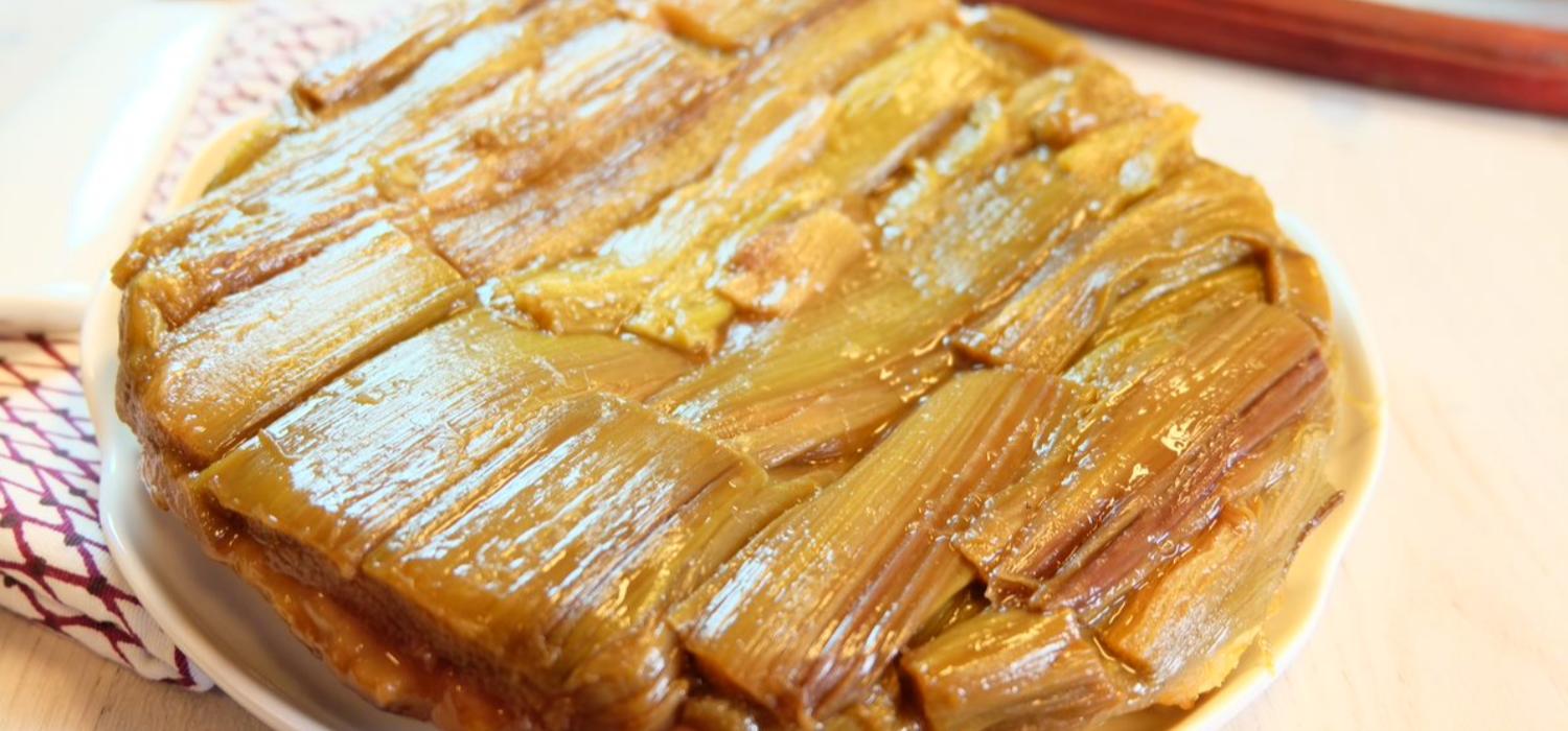 Tarte Tatin A La Rhubarbe Nestle