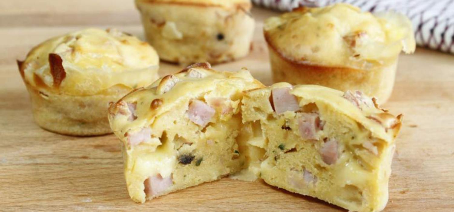 Muffins champignons jambon comté Croquons la vie
