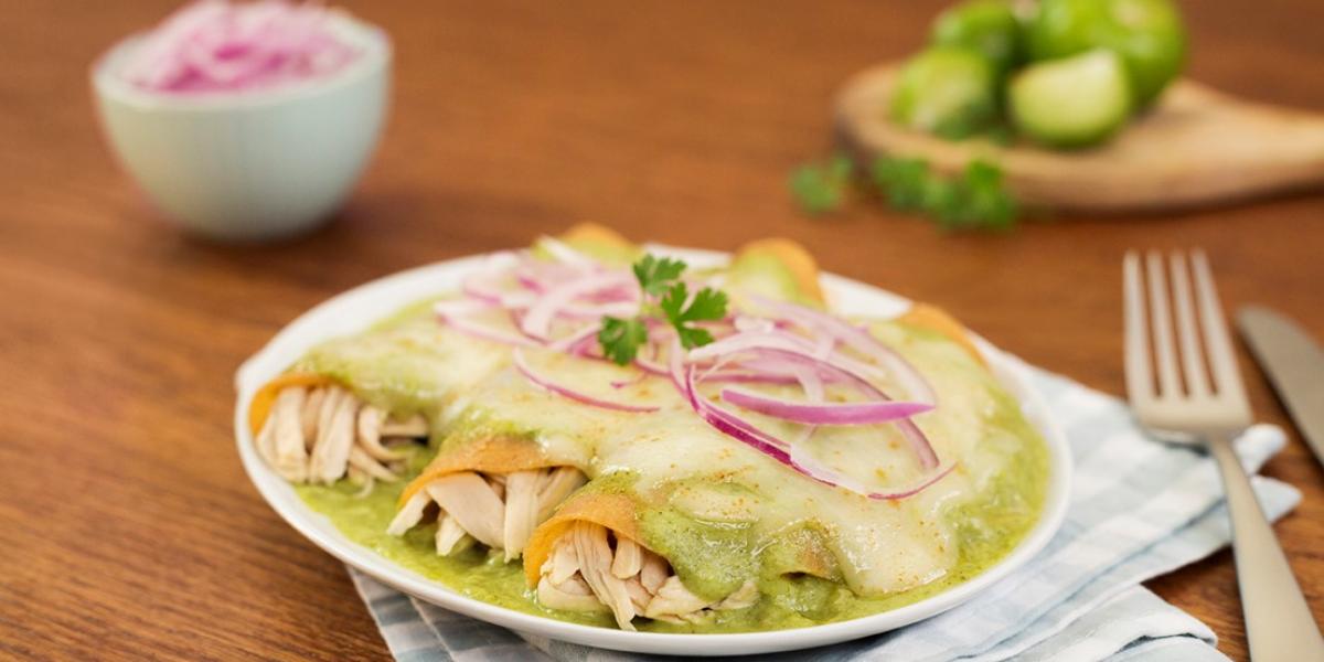 Enchiladas Suizas Ligeras Recetas Nestle