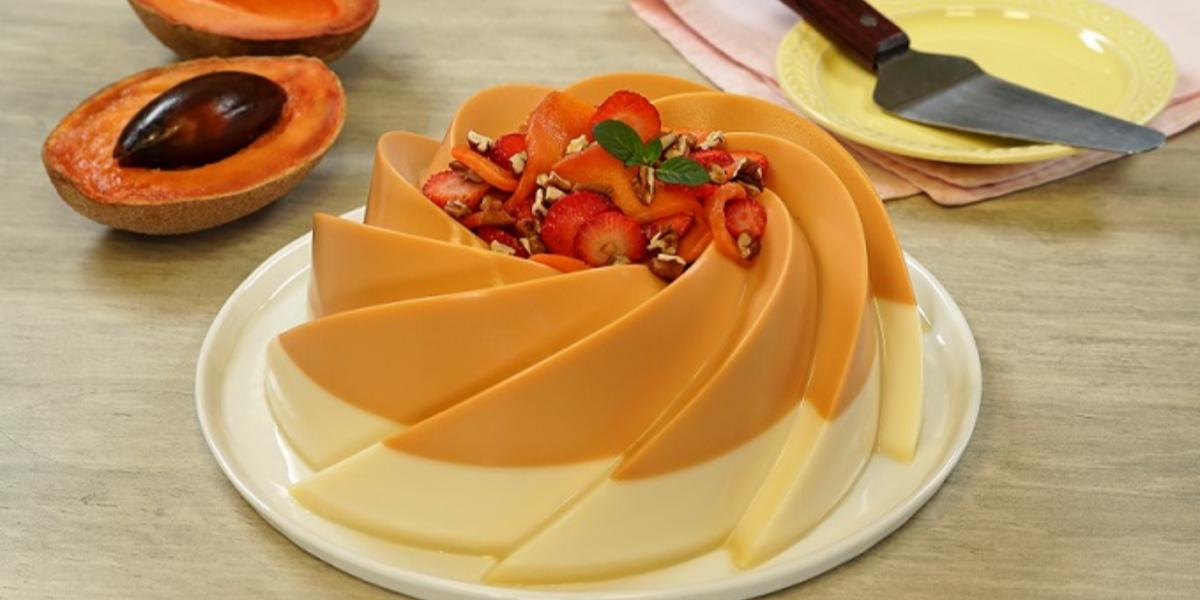 Gelatina de 3 leches con mamey Recetas Nestlé