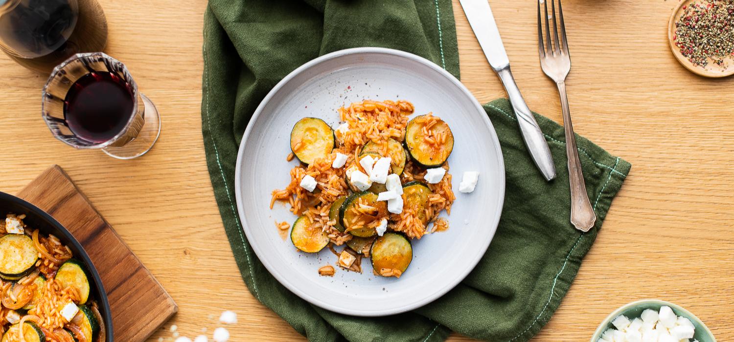 Rezept für die Zucchini-Pfanne „mediterran“ | maggi.de