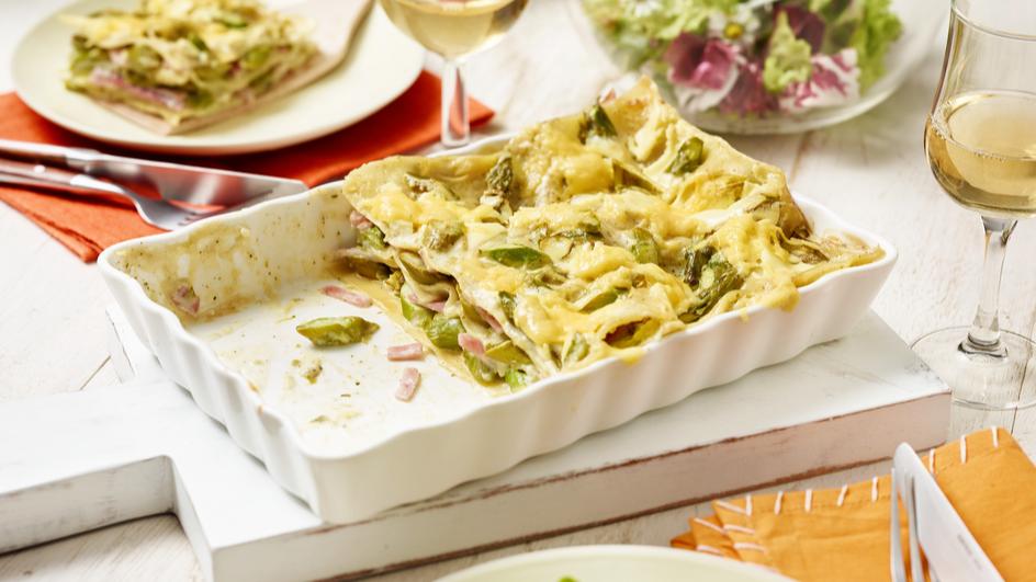 Lasagne mit grünem Spargel-Bild