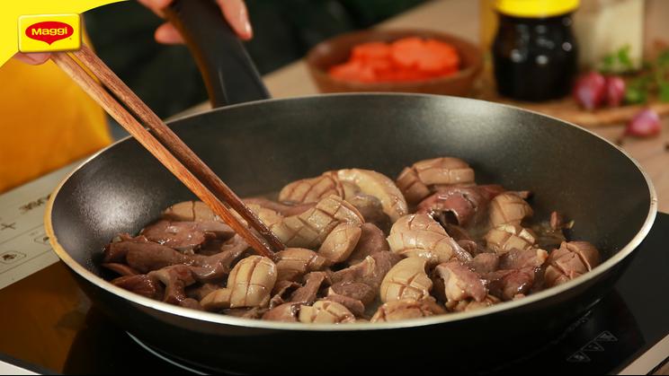 Bầu Dục Xào Bí Ngòi