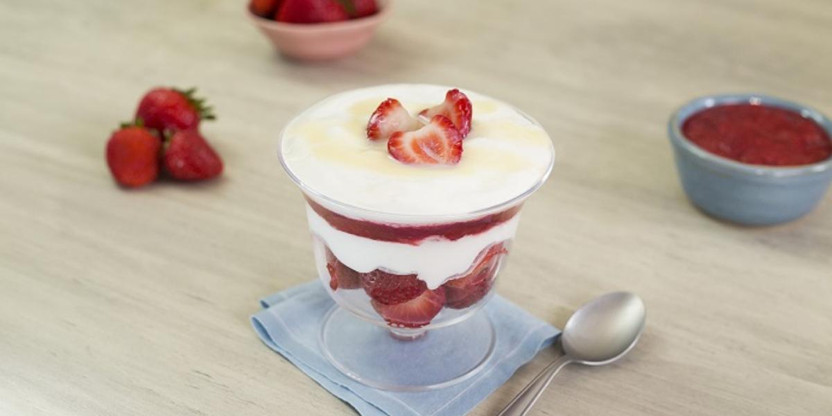 Fresas con crema