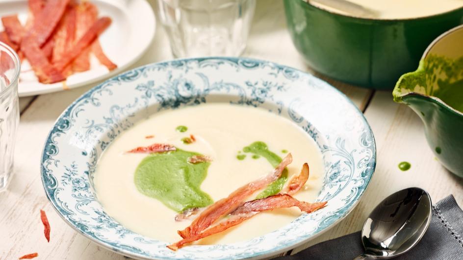 Petersilienwurzel-Cremesuppe mit Schinken | maggi.de