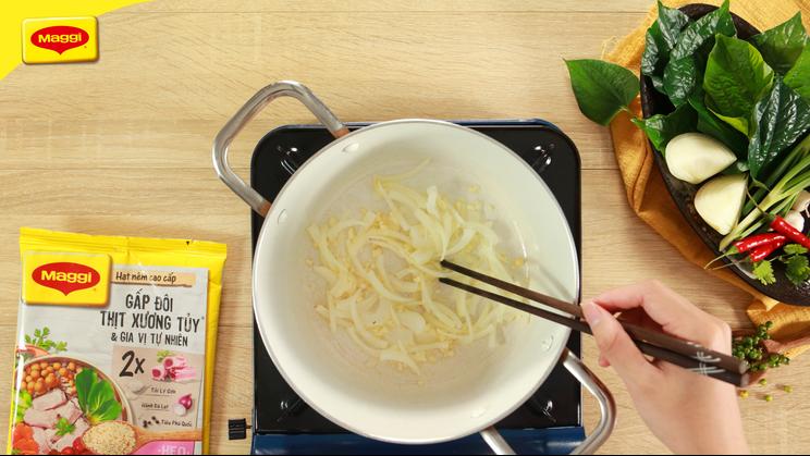 Canh Bò Viên Nấu Lá Lốt