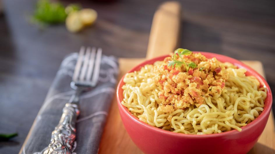 Paneer Bhurji MAGGI Noodles Recipe